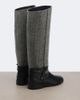 Jimmy Choo Jimmy Choo Lawton herringbone and leather knee-high boots - 4
