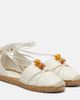 Jimmy Choo Jimmy Choo Lemi beaded leather espadrilles - 1