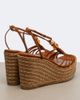 Jimmy Choo Jimmy Choo Lemi embellished suede espadrille wedges - 3