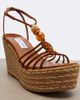 Jimmy Choo Jimmy Choo Lemi embellished suede espadrille wedges - 6
