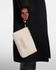 Jimmy Choo Jimmy Choo Logo shearling pouch with strap - 2