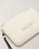 Jimmy Choo Jimmy Choo Logo shearling pouch with strap - 6