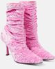 Jimmy Choo Jimmy Choo Lotta 85 crushed velvet ankle boots - 1