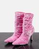 Jimmy Choo Jimmy Choo Lotta 85 crushed velvet ankle boots - 4