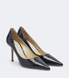 Jimmy Choo Jimmy Choo Love croc-effect patent leather pumps