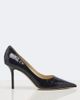 Jimmy Choo Jimmy Choo Love croc-effect patent leather pumps - 6