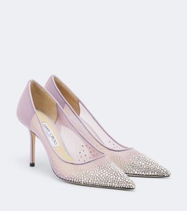Jimmy Choo Jimmy Choo Love embellished mesh pumps