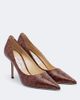 Jimmy Choo Jimmy Choo Love snake-effect leather pumps - 1