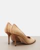 Jimmy Choo Jimmy Choo Love suede-trimmed raffia pumps - 3