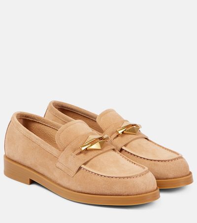 Jimmy Choo Jimmy Choo Maddie Diamond suede loafers