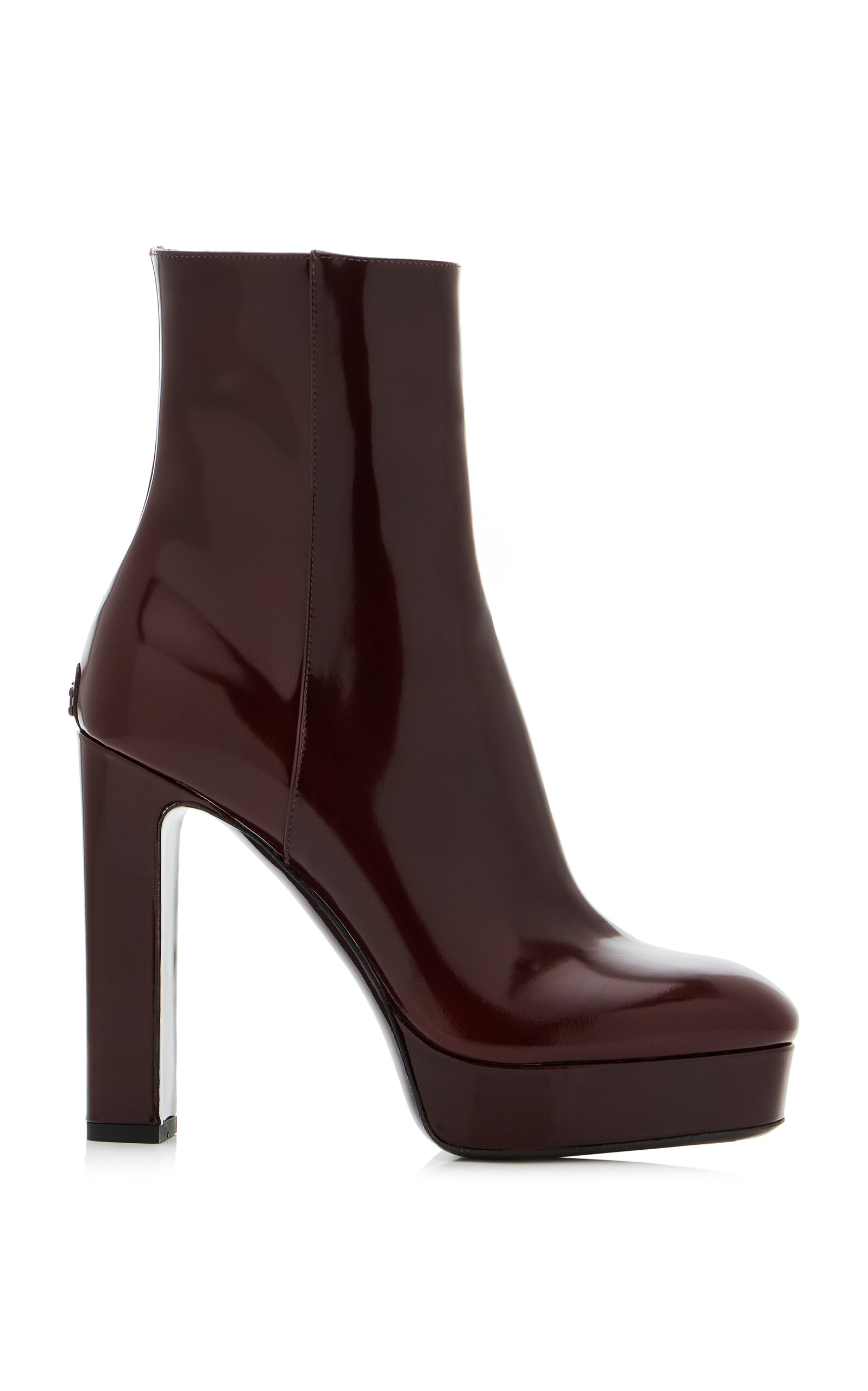 Jimmy Choo Jimmy Choo Marene Platform Leather Boots Brown IT 38.5
