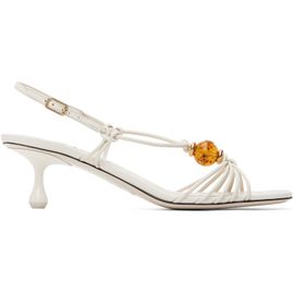 Jimmy Choo Jimmy Choo Off-White Lova 50 Heeled Sandals