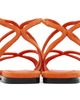 Jimmy Choo Jimmy Choo Orange Ayla Flats - 2