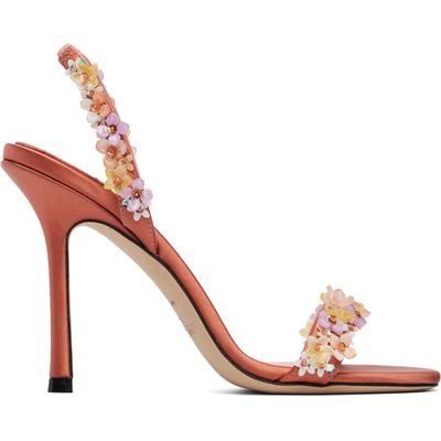 Jimmy Choo Jimmy Choo Pink Jenn 100 Heeled Sandals