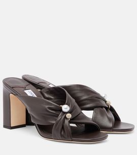 Jimmy Choo Jimmy Choo Rafi embellished leather mules