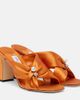 Jimmy Choo Jimmy Choo Rafi embellished satin mules - 1
