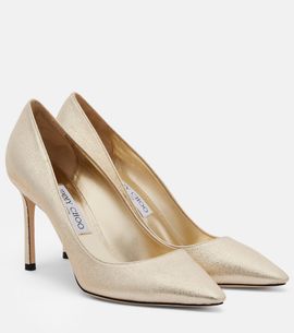Jimmy Choo Jimmy Choo Romy metallic leather pumps