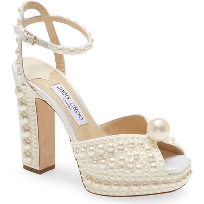 Jimmy Choo Jimmy Choo Sacaria Embellished Platform Sandal