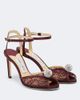 Jimmy Choo Jimmy Choo Sacora crystal-embellished lace sandals - 1