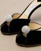 Jimmy Choo Jimmy Choo Sacora crystal-embellished velvet sandals - 6
