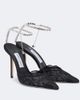 Jimmy Choo Jimmy Choo Saeda embellished lace pumps - 1
