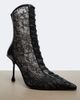 Jimmy Choo Jimmy Choo Scarlett leather-trimmed lace ankle boots - 5