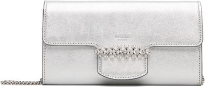 Jimmy Choo Jimmy Choo Silver Bing Wallet Chain Bag