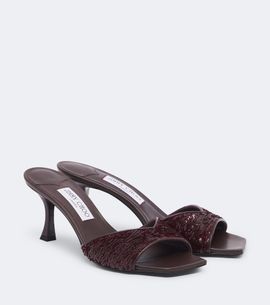 Jimmy Choo Jimmy Choo Skye sequined leather mules