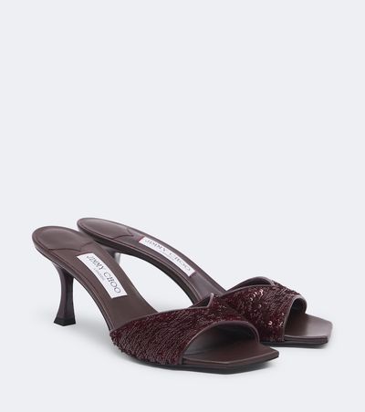 Jimmy Choo Jimmy Choo Skye sequined leather mules
