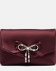 Jimmy Choo Jimmy Choo Soft Bow Mini embellished satin clutch - 1
