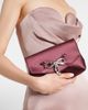 Jimmy Choo Jimmy Choo Soft Bow Mini embellished satin clutch - 2