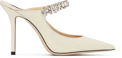 Jimmy Choo Jimmy Choo SSENSE Exclusive Off-White Bing 100 Mules