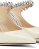 Jimmy Choo Jimmy Choo SSENSE Exclusive Off-White Bing 100 Mules - 4