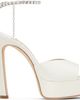Jimmy Choo Jimmy Choo SSENSE Exclusive Off-White Saeda 125 Heeled Sandals - 1
