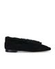 Jimmy Choo Jimmy Choo Suede Shearling Margot Flat - 1