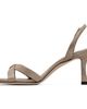 Jimmy Choo Jimmy Choo Taupe Elsy 70 Shimmer Suede Heeled Sandals - 3
