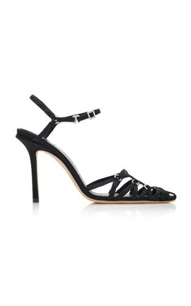 Jimmy Choo Jimmy Choo Tiga 100mm Satin Pumps