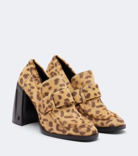 Jimmy Choo Jimmy Choo Tylor leopard-print calf hair loafer pumps