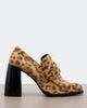 Jimmy Choo Jimmy Choo Tylor leopard-print calf hair loafer pumps - 6