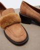 Jimmy Choo Jimmy Choo Tylor shearling-trimmed suede loafer pumps - 5