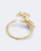 Jimmy Choo Jimmy Choo Wave embellished cuff bracelet - 4