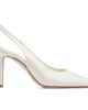 Jimmy Choo Jimmy Choo White Love Sling Back 85 Heels - 1