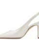 Jimmy Choo Jimmy Choo White Love Sling Back 85 Heels - 3