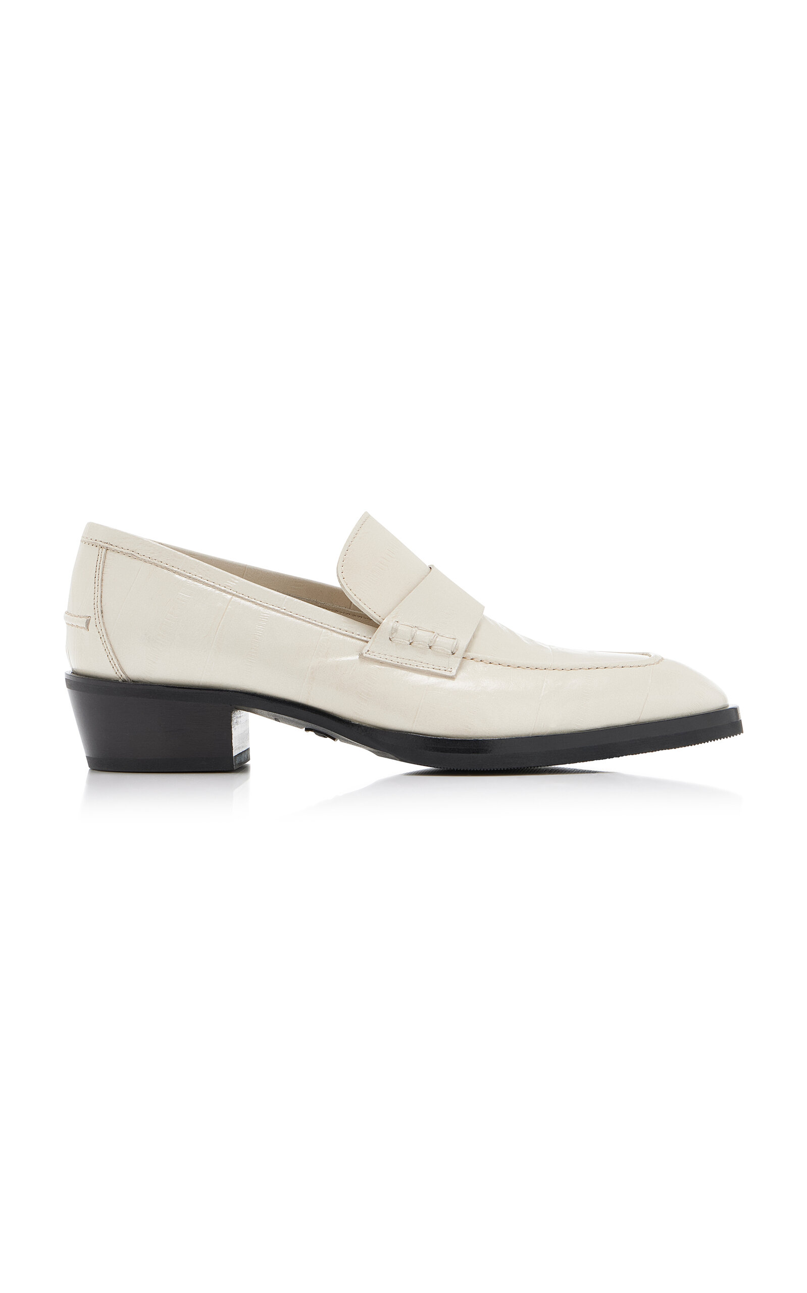 Jimmy Choo Jimmy Choo Wilder EelEmbossed Leather Loafers
