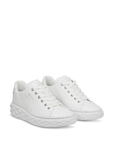 Jimmy Choo Jimmy Choo Women's Diamond Light Leather Sneakers