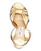 Jimmy Choo Jimmy Choo Women's Heloise 120 Metallic Leather High Heel Platform Sandals - 3