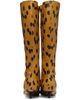Jimmy Choo Jimmy Choo Yellow & Black Amis 35 Knee Boots - 2