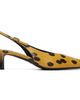 Jimmy Choo Jimmy Choo Yellow & Black Eyla Sling Back 45 Heels - 1