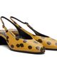 Jimmy Choo Jimmy Choo Yellow & Black Eyla Sling Back 45 Heels - 4