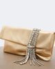 Jimmy Choo Jimmy Choo Zandra embellished metallic leather clutch - 6